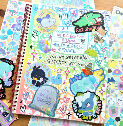 Big Book of Shame sticker book