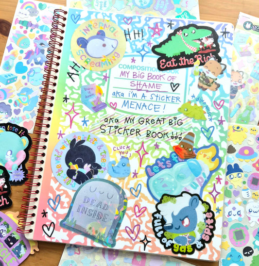 Big Book of Shame sticker book
