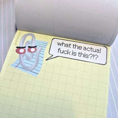 Lil Clippy Fuckface small notepad