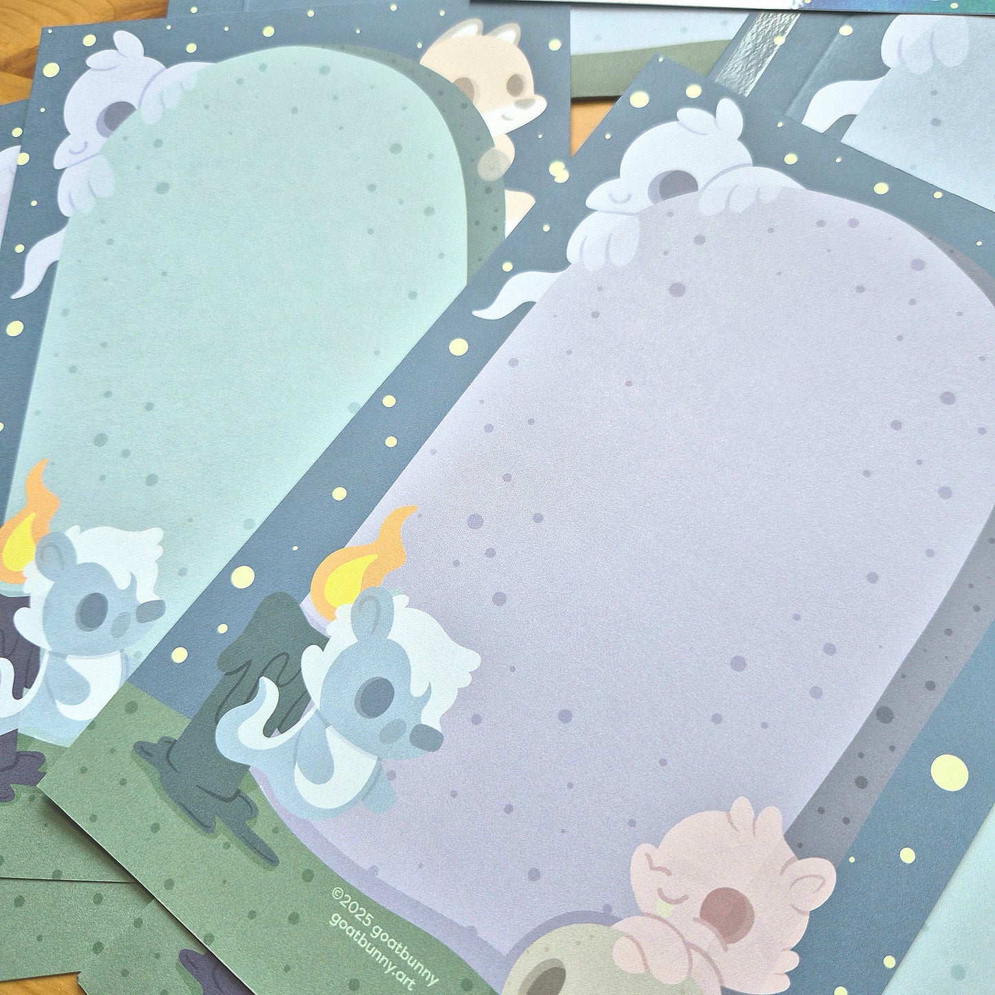 Graveyard Ghosties letter set