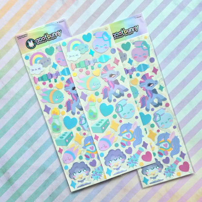 My Little Apocalypse sticker sheet
