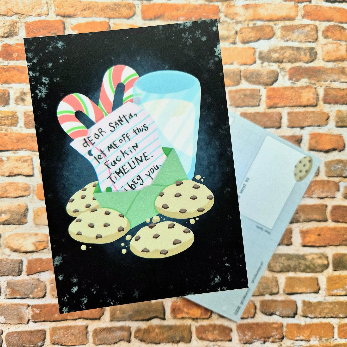 Dear Santa postcard