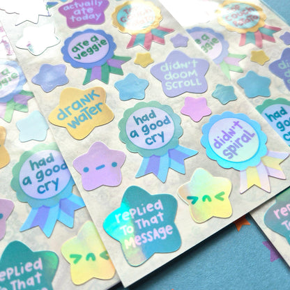 Apocalypse Awards sticker sheet