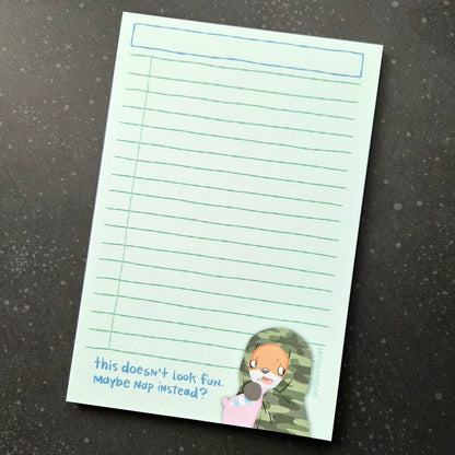 To-Don't List large notepad