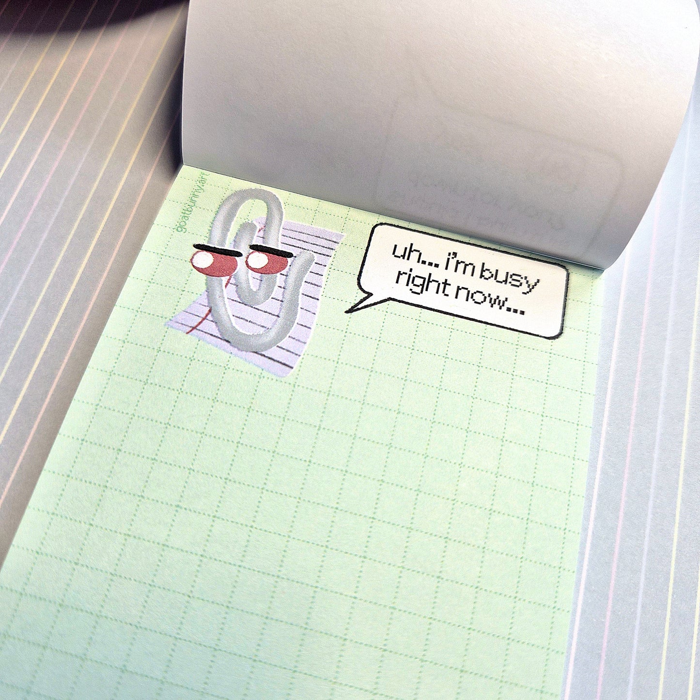 Lil Clippy Fuckface small notepad