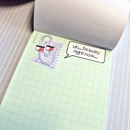 Lil Clippy Fuckface small notepad