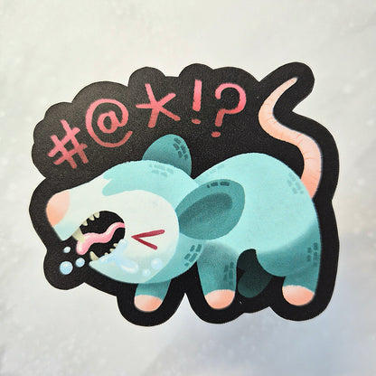 Cryin' Trainwreck sticker