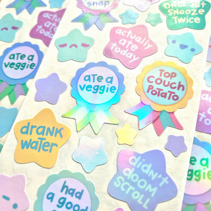 Apocalypse Awards sticker sheet