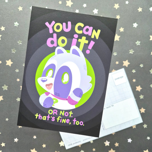 You Can Do It! postcard
