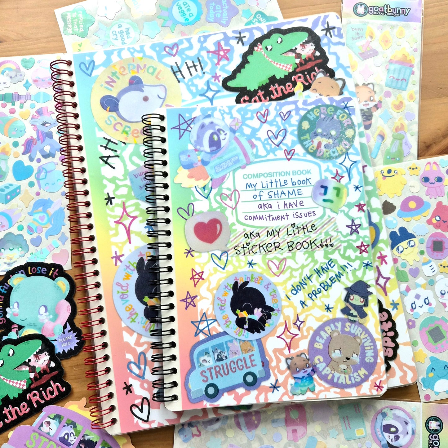 Lil Book of Shame sticker book