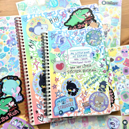 Lil Book of Shame sticker book