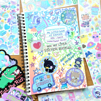 Lil Book of Shame sticker book