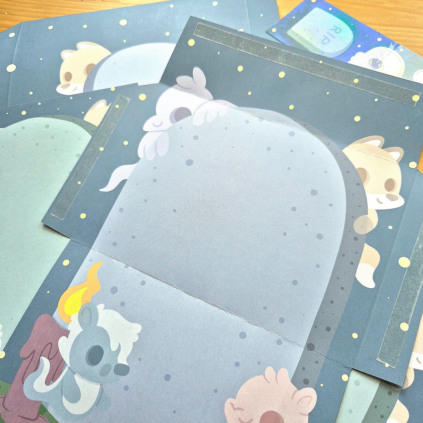 Graveyard Ghosties letter set