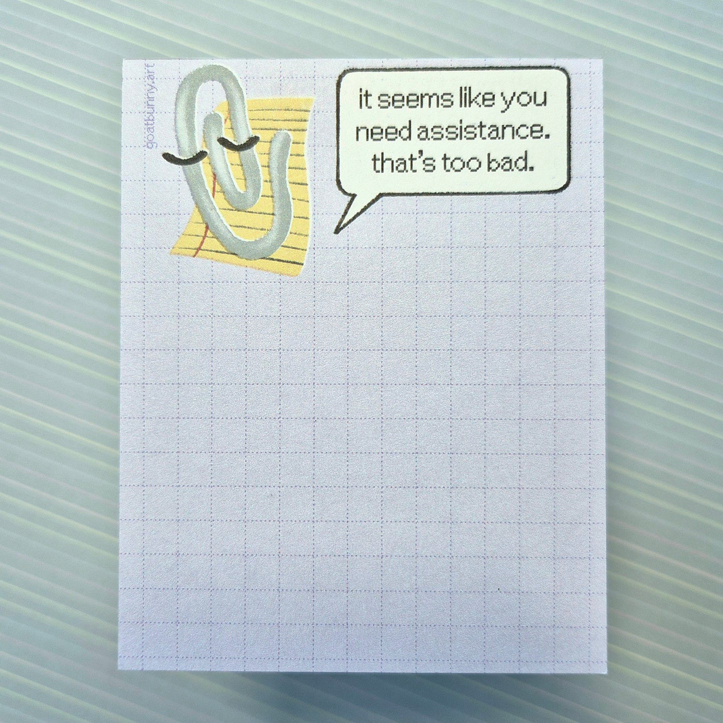 Lil Clippy Fuckface small notepad