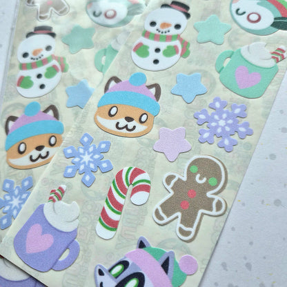 Cozy Winter sticker sheet